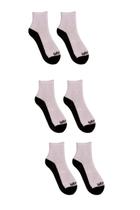 Kit 6 pares de meia c/m preto/branco ref-960224001 40/44