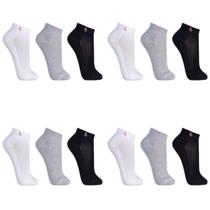 Kit 6 Pares de Meia Lupo Soquete Feminina 3226 Kit 6 Pares de Meia Lupo Soquete Feminina 3226