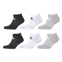 Kit 6 Pares de Meias Adidas Low-Cut Unissex