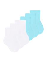 Kit 6 Pares de Meias Bebê Cano Curto Selene 1320-001 Colorido