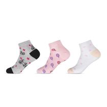 Kit 6 Pares de Meias Cano Curto-Feminina Kit 6 Pares de Meias Cano Curto-Feminina