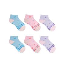 Kit 6 Pares de meias Cano curto Infantil Altomax