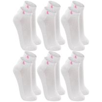 Kit 6 Pares De Meias Cano Curto Lupo Sport Esportiva Cores Feminina Algodão Tamanho 33 Ao 40