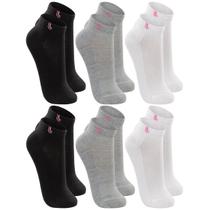 Kit 6 Pares De Meias Cano Curto Lupo Sport Esportiva Cores Feminina Algodão Tamanho 33 Ao 40 Kit 6 Pares De Meias Cano Curto Lupo Sport Esportiva Cores Feminina Algodão Tamanho 33 Ao 40