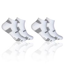 Kit 6 Pares De Meias Cano Curto Polo Wear - Branco/Cinza Cor:BrancoTamanho:33-38 Kit 6 Pares De Meias Cano Curto Polo Wear - Branco/Cinza Cor:BrancoTamanho:33-38