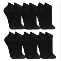 Kit 6 pares de meias esportiva algodão selene masculina cores escuras 4060