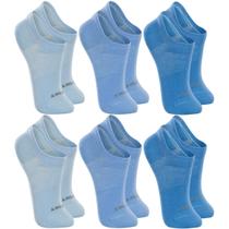 Kit 6 Pares de Meias Lupo Kids Sapatilha em Algodão Confortável Básica Lisa Unissex Infantil