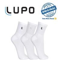 Kit 6 Pares De Meias Lupo Sport Cano Médio Algodão 37 A 44 Kit 6 Pares De Meias Lupo Sport Cano Médio Algodão 37 A 44