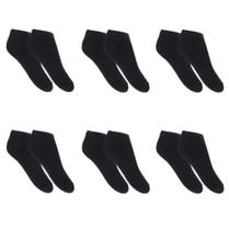 Kit 6 pares de meias masculinas soquete básica
