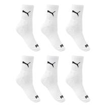 Kit 6 Pares de Meias Puma Esportiva Cano Médio Feminino