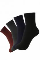 Kit 6 Pares de Meias Social Masculina Cano Alto Conforto e Elegância