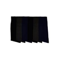 Kit 6 Pares de Meias Social Preto/Chumbo/Marinho Trifil TO7001 Masculina Kit 6 Pares de Meias Social Preto/Chumbo/Marinho Trifil TO7001 Masculina