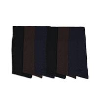 Kit 6 Pares de Meias Social Trifil T7001 Masculina - Preto/Café/Marinho
