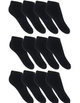 Kit 6 pares de meias soquete esporte básica novidade multiuso