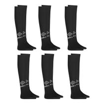 Kit 6 Pares de Meiões Umbro Classic Juvenil - Preto 34-38 Kit 6 Pares de Meiões Umbro Classic Juvenil - Preto 34-38