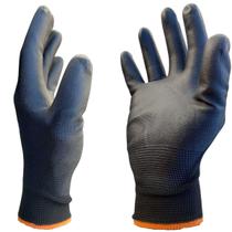 Kit 6 Pares Luva Antiestética Epi Manutençao em celular tricotada Pu flextáctil emborrachada trabalho danny Ca Segurança Multiuso Tato