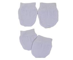 Kit 6 pares luvinhas para bebe infantil recem nascido luva