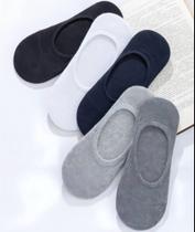 Kit 6 pares masculinas meia sapatilha esportiva invisivel basica moda verao - filo modas