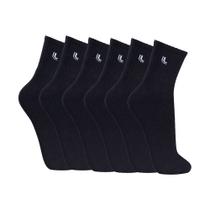 Kit 6 Pares Meia Lupo Cano Médio Masculina Sport 3245 nf