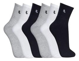 Kit 6 Pares Meia Lupo Cano Médio Masculina Sport 3245