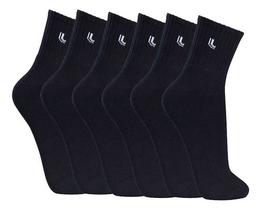 Kit 6 Pares Meia Lupo Cano Médio Masculina Sport 3245