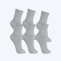 Kit 6 Pares Meia Lupo Kids Cano médio Esporte/Escola Kit 6 Pares Meia Lupo Kids Cano médio Esporte/Escola