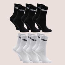 Kit 6 Pares Meia Topper Cano Alto Conforto Total Kit 6 Pares Meia Topper Cano Alto Conforto Total