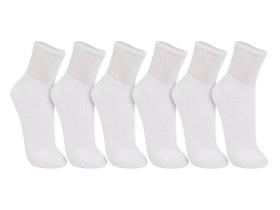 Kit 6 Pares Meia Unisex Cano Médio 12cm Trifil T08720