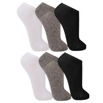 Kit 6 Pares Meia Unissex Cano Curto Esportiva Algodão Trifil Kit 6 Pares Meia Unissex Cano Curto Esportiva Algodão Trifil
