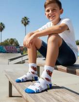 Kit 6 Pares Meias Algodão Keny Infantil Personagens Meninos