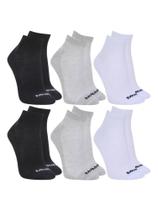 Kit 6 Pares Meias Básica Cano Curto Mash Unissex Sapatilha Kit 6 Pares Meias Básica Cano Curto Mash Unissex Sapatilha