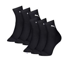 Kit 6 Pares Meias Cano Médio Algodão Sport Unissex Kit 6 Pares Meias Cano Médio Algodão Sport Unissex
