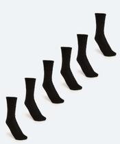 Kit 6 Pares Meias Cano Médio Masculina Esportiva MR-25324