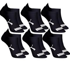 Kit 6 Pares Meias Invisível Puma Sapatilha Adulto Original