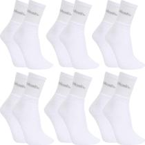 Kit 6 Pares Meias Mash Cano Médio Curto Esportiva Academia Algodão