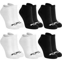 Kit 6 Pares Meias Soquete Cano Curto Unissex Algodão Atacado