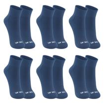 Kit 6 Pares Meias Up Dry Esportiva Cano Médio Anti Bolha Corrida Bike Ciclismo Caminhada Academia Kit 6 Pares Meias Up Dry Esportiva Cano Médio Anti Bolha Corrida Bike Ciclismo Caminhada Academia