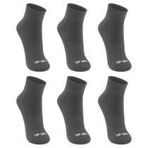 Kit 6 Pares Meias Up Dry Esportiva Cano Médio Anti Bolha Corrida Caminhada Academia