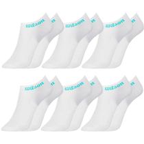 Kit 6 Pares Meias Wilson Cano Curto Feminina Branco Kit 6 Pares Meias Wilson Cano Curto Feminina Branco