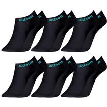Kit 6 Pares Meias Wilson Cano Curto Feminina Preto Kit 6 Pares Meias Wilson Cano Curto Feminina Preto