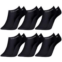 Kit 6 Pares Meias Wilson Cano Curto Masculino Preto Kit 6 Pares Meias Wilson Cano Curto Masculino Preto