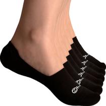 Kit 6 Pares Meias Zhamaro Sapatilha 100% Invisível Com Silicone Algodão Masculina Feminina Academia Kit 6 Pares Meias Zhamaro Sapatilha 100% Invisível Com Silicone Algodão Masculina Feminina Academia