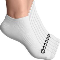 Kit 6 Pares Meias Zhamaro Sapatilha Soquete Cano Curto Baixo Algodão Masculina Feminina Academia Kit 6 Pares Meias Zhamaro Sapatilha Soquete Cano Curto Baixo Algodão Masculina Feminina Academia