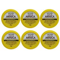 Kit 6 Pasta De Arnica Com Ação Prebiótica 30G - Vedis Kit 6 Pasta De Arnica Com Ação Prebiótica 30G - Vedis
