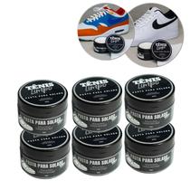 Kit 6 Pastas P/ Limpar Solado Sola Tênis Sapato Tira Manchas