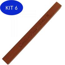 Kit 6 Pastel Seco Carre Conte A Paris 018 Raw Sienna