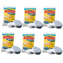Kit 6 Pastilha De Cloro Multi Ação 5x1 Propoll 200gr Agua Cristalina e Protegida Hidroall