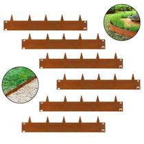 Kit 6 Pç Acabamento Dobrável para Paisagismo 15cm x 1mt