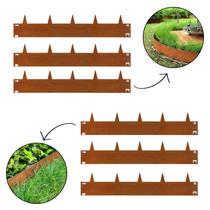 Kit 6 Pç Cerca Baixa Moldável Para Terrenos 15Cm X 1Mt