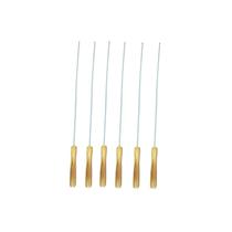 Kit 6 Pçs Espetinhos de Churrasco 40cm em Aço Inox e Cabo de Madeira Kit 6 Pçs Espetinhos de Churrasco 40cm em Aço Inox e Cabo de Madeira